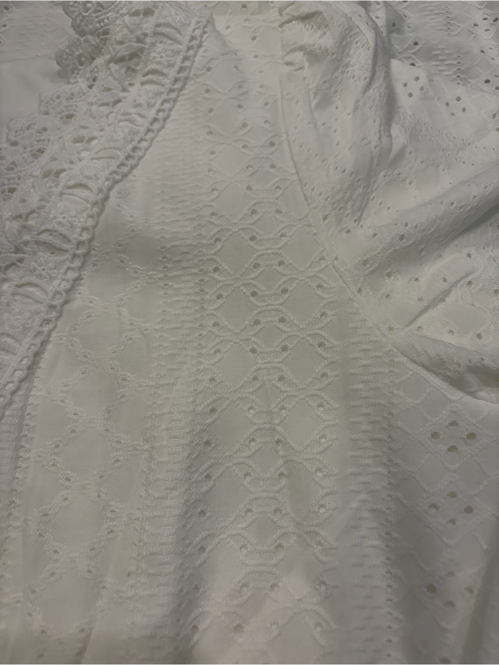 Women’s white/cream Ecowish eyelet sundress, NWT, size L - Picture 10 of 16